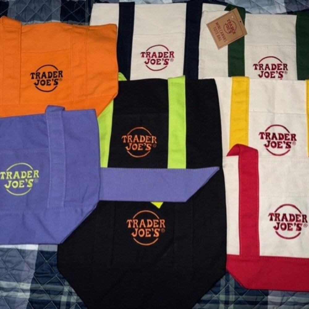 Trader Joe's Canvas Tote Bag - Assorted Colors